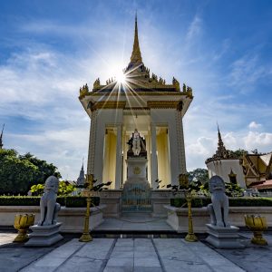 Silberpagode_Königspalast-Komplexes in Phnom Penh, Kambodscha